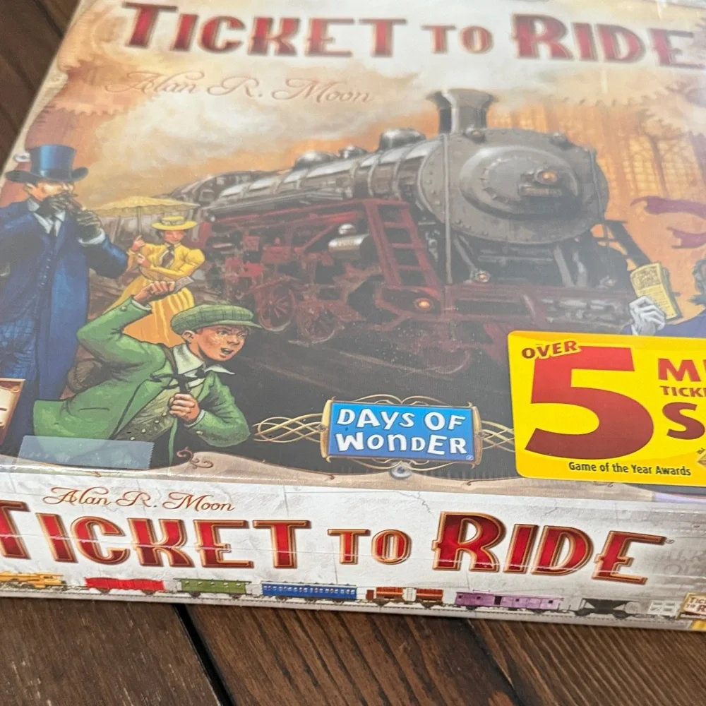 Days of Wonder Ticket To Ride by Alan R. Moon Train Adventure Board Game